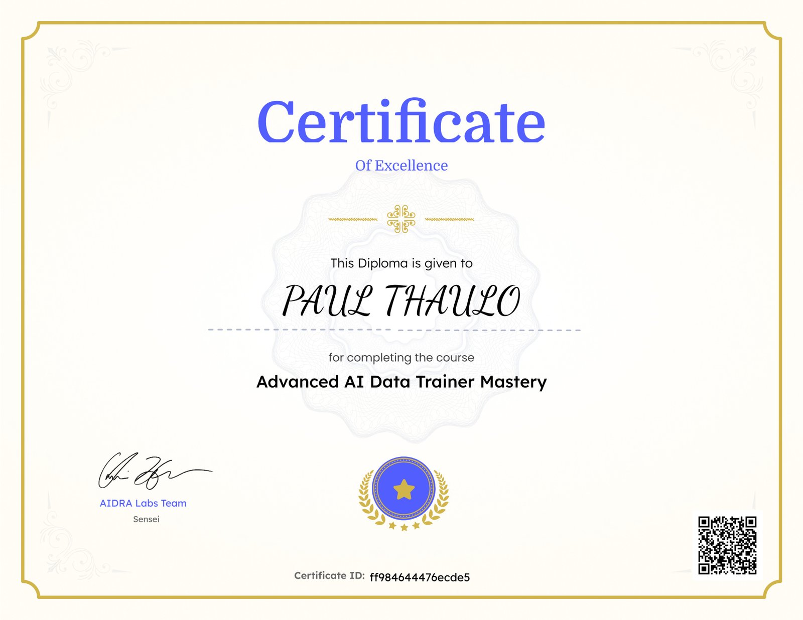 Advanced AI Data Trainer Mastery